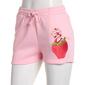 Juniors Freeze Strawberry Shortcake Embroidery Fleece Shorts - image 1