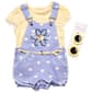 Baby Girl (12-24M) Little Lass(R) Daisy Eyelet Shortall Set - image 1