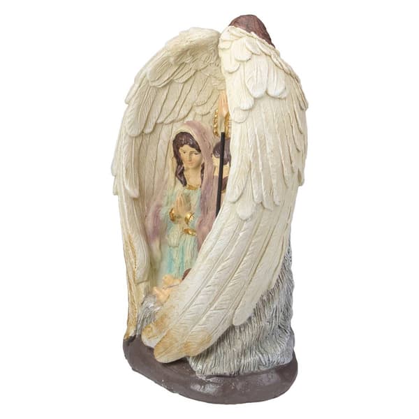Northlight Seasonal 11in. Family & Angel Christmas Nativity Décor