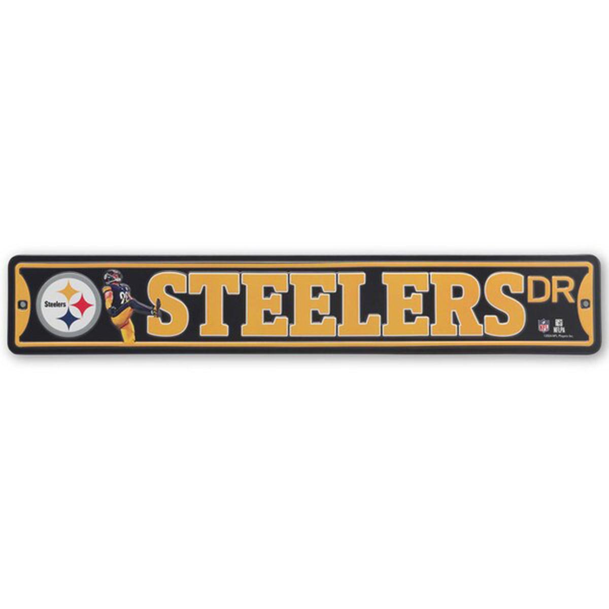 Open Road Steelers Team Drive Street Sign