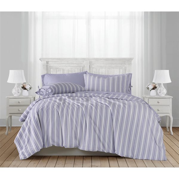 The Farmhouse by Rachel Ashwell Wide Ticking Stripe 3pc. Duvet S