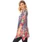 Womens White Mark Floral & Snake Print Marlene Tunic Top - image 4