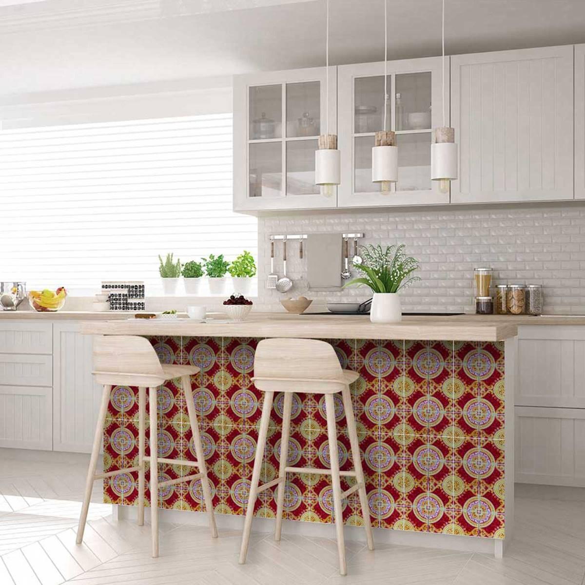 9th & Pike® 24pk. Golden Ruby Removable Peel & Stick Tiles