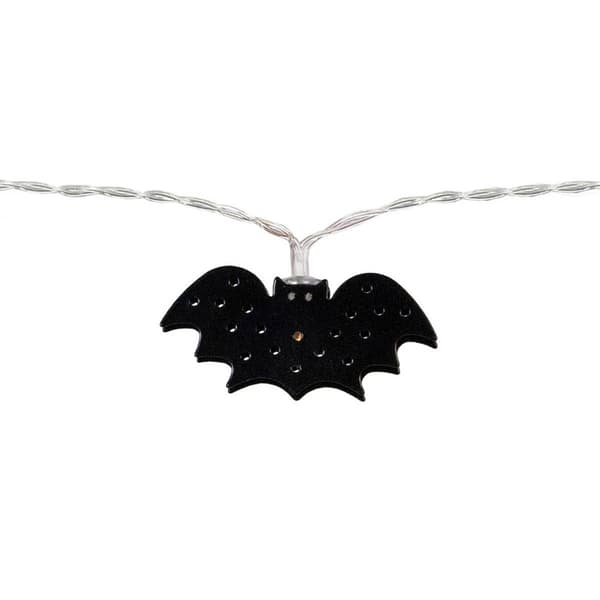 Northlight Seasonal 10-Count Warm White LED Bat Fairy Lights