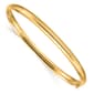 Gold Classics(tm) 14kt. Gold 3/16 High Polished Bangle Bracelet - image 1