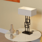Infibrite 27in. Geometric Chic Table Lamp with Square Shade - image 4