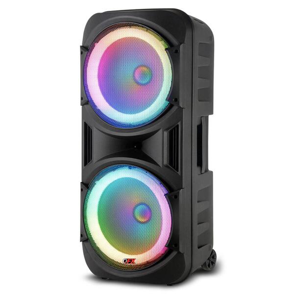 QFX Dual 12in. 2-Way Speaker with Remote - image 