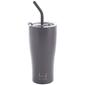 Stainless Steel Double Wall 30oz. Tumbler w/ Straw - Powder Grey - image 1