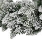Puleo International 24in. Flocked Spruce Wreath - image 2