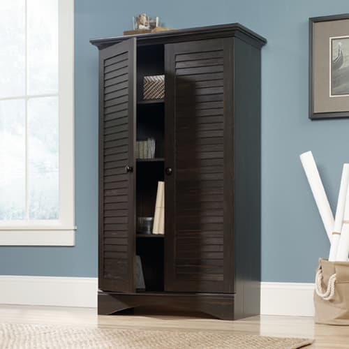 Sauder Harbor View Storage Cabinet - Antiqued Paint