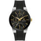 Mens Bulova Multifunction Black Silicone Strap Watch - 98C138 - image 1