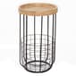 9th & Pike® Round Wood Tray Top Accent Table - image 6