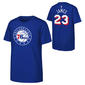 Boys (8-20) NBA Philadelphia 76ers Lebron James Name & Number Tee - image 1
