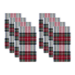 Threadmade Christmas Classic Holiday Plaid Napkins - Set of 8 - image 1