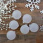 Northlight Seasonal 6ct. Frosted Glass Christmas Ball Ornaments - image 2