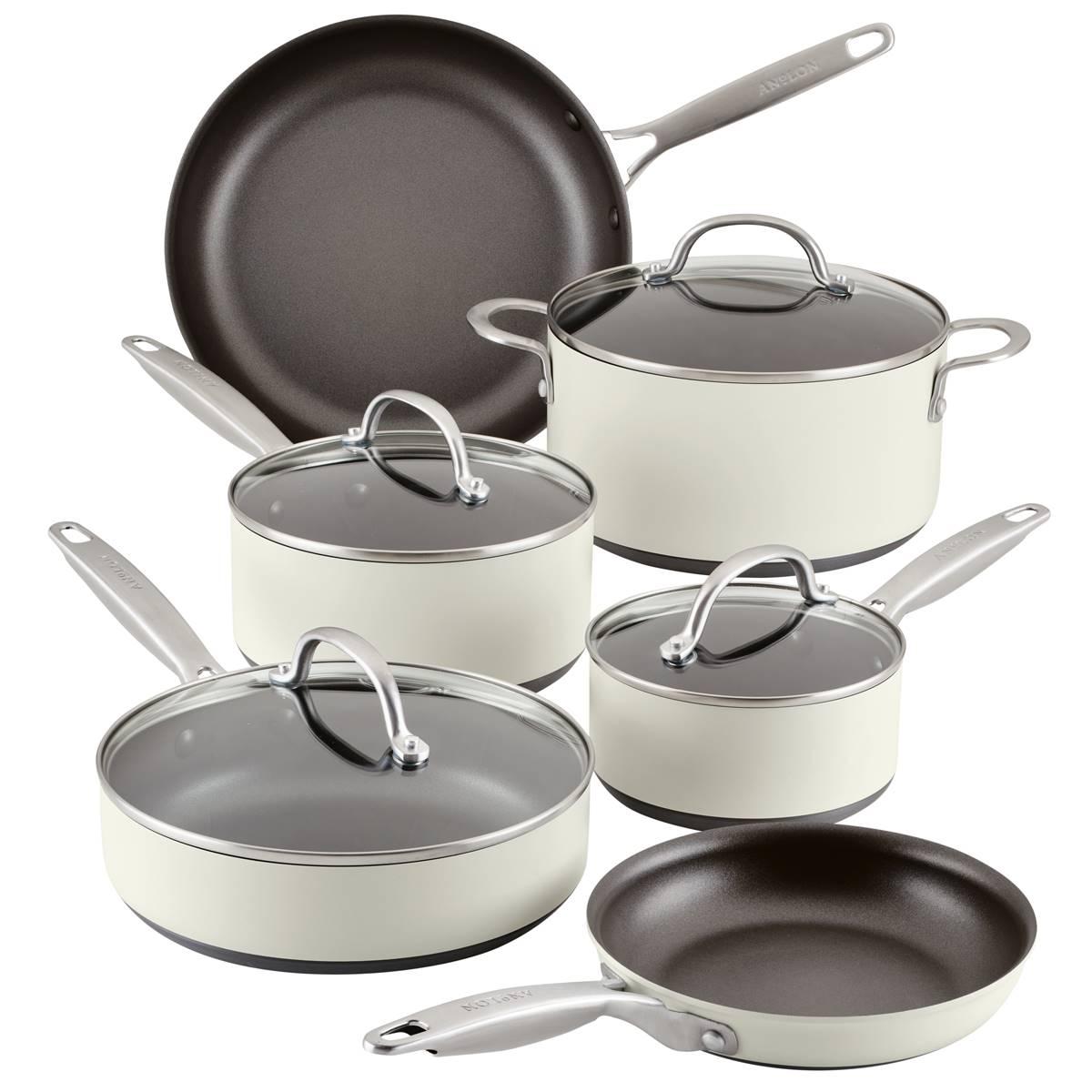 Anolon® Achieve 10pc. Hard Anodized Nonstick Cookware Set