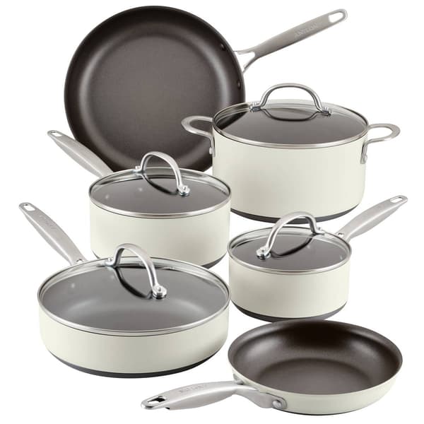 Anolon&#40;R&#41; Achieve 10pc. Hard Anodized Nonstick Cookware Set - image 