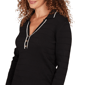 Womens Emaline Dusted Petals Contrast Trim V Neck Sweater - image 5