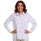 Womens Notations Long Sleeve Solid Button Down - image 1