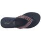 Womens Capelli New York Americana Glitter Flip Flops - image 3