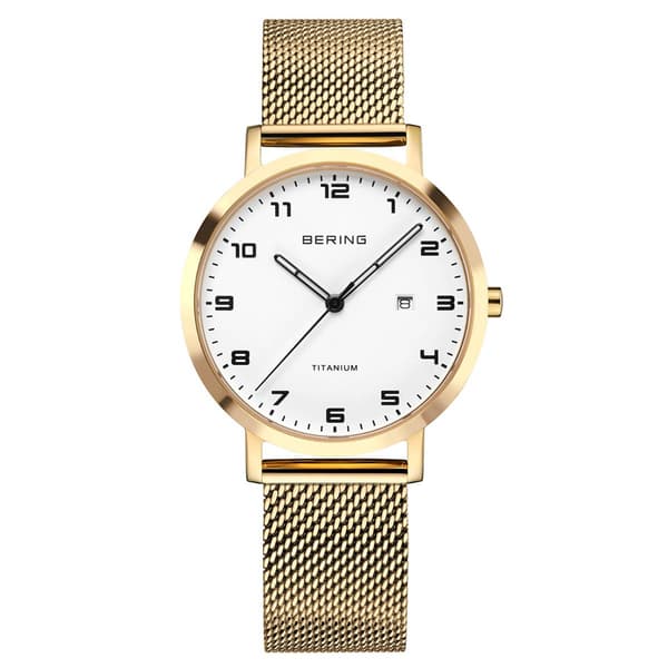 Womens BERING Titanium Ultra Light Easy Read Watch - 18634-334