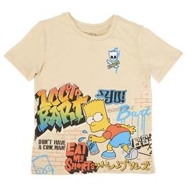 Boys &#40;8-20&#41; Freeze Bart Simpson Graffiti Short Sleeve Tee