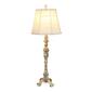 Elegant Designs Antique Style Buffet Table Lamp w/Ruched Shade - image 1