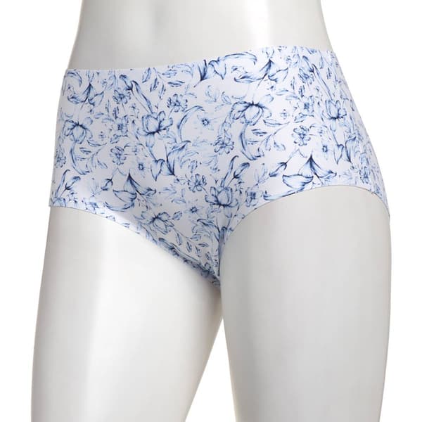Womens Laura Ashley(R) Brushed Micro Laser Brief Panties - LS4063KX