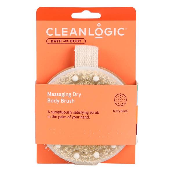 Cleanlogic Massaging Dry Body Brush - image 