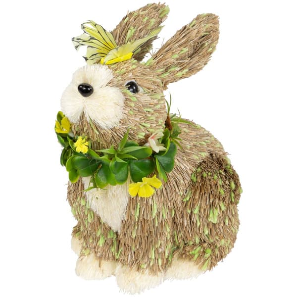 Northlight Seasonal Easter Bunny with Butterfly Straw Figurine