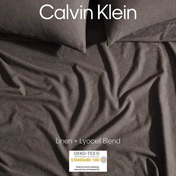 Calvin Klein Melange Flannel Sheet Set