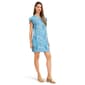 Womens Stella Parker Flutter Sleeve Tie Dye UPF Shift Dress - image 3