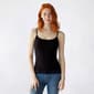 Juniors Derek Heart Scoop Neck Lace Hem Padded Cup Camisole - image 4