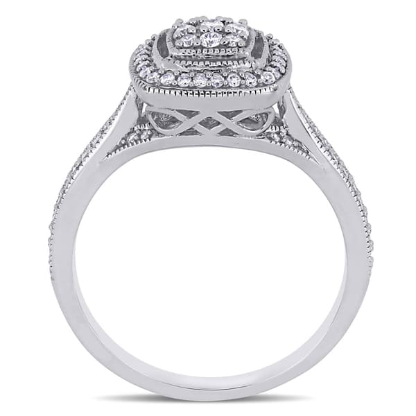 Diamond Classics™ 10kt. White Gold 1/3ct. Diamond Engagement Ring