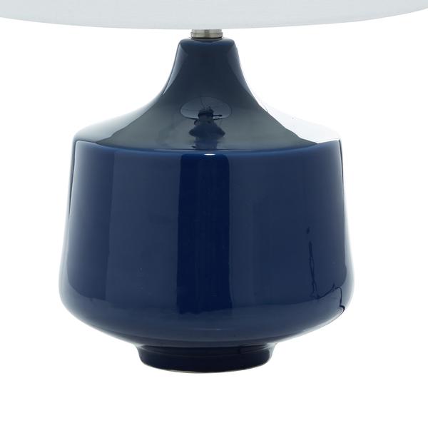 9th & Pike® Contemporary Blue Porcelain Table Lamps - Set of 2