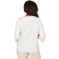 Womens Alfred Dunner Natural Wonder Leaf Embroidery Blouse - image 2
