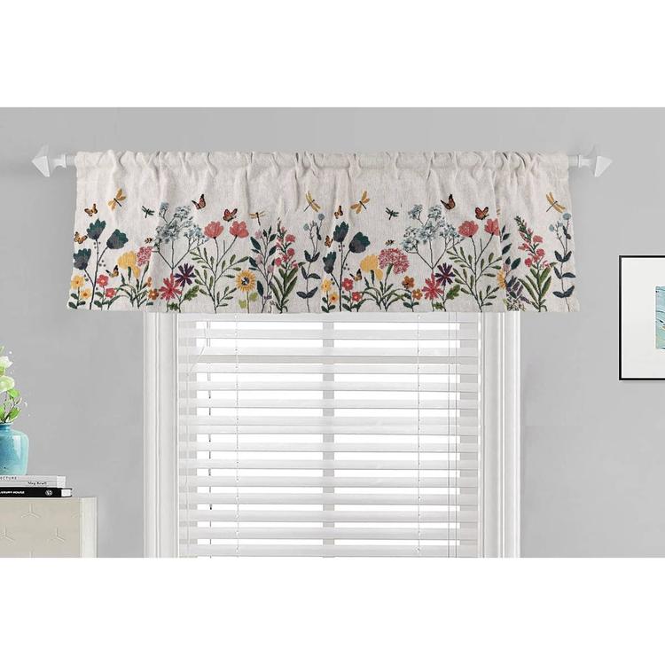 Spring Meadow Tapestry Valance - 54x15
