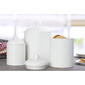 Home Essentials White Round Hobnail Canisters - Set of 3 - image 1