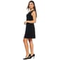 Womens MSK Sleeveless Tie Back Keyhole Solid Shift Dress - image 4
