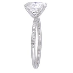 Diamond Classics™ 14kt. 1/10ctw. Moissanite Engagement Ring
