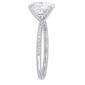Diamond Classics&#8482; 14kt. 1/10ctw. Moissanite Engagement Ring - image 2