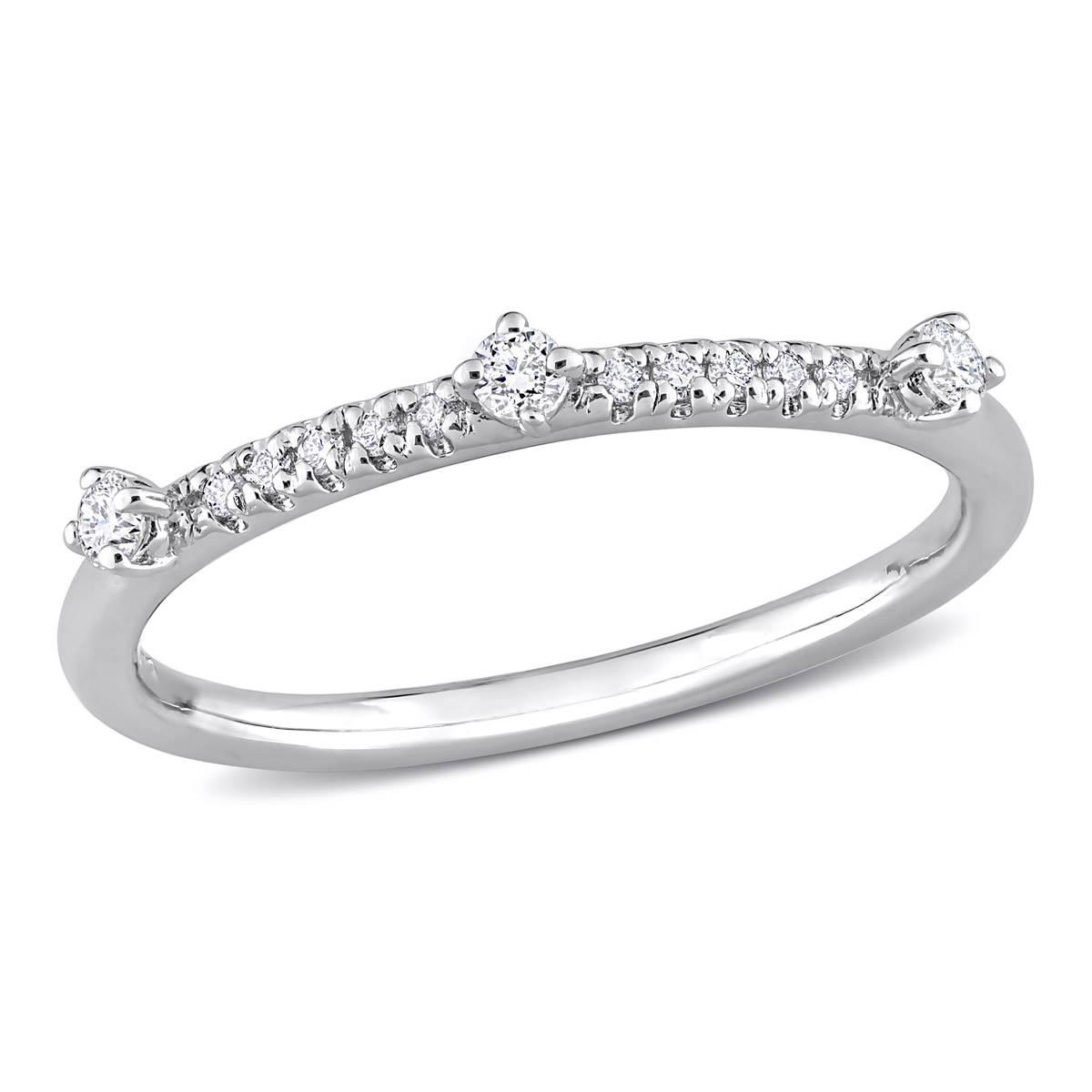 Gemstone Classics™ Platinum Plated 1/7ctw. Lab Grown...