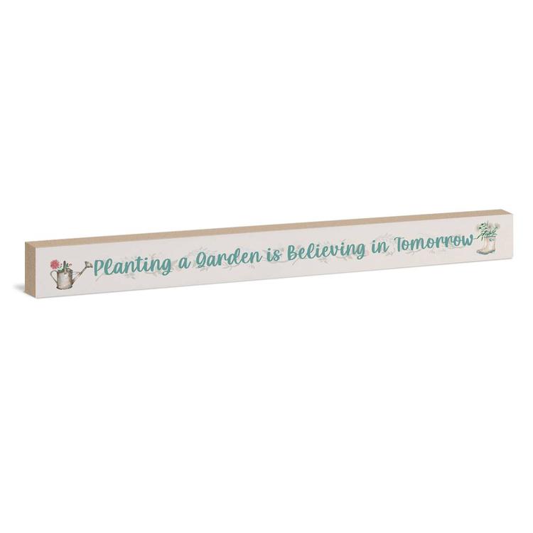 Planting a Garden Sign