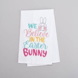 C&F Home Believe in the Easter Bunny Kitchen Towel