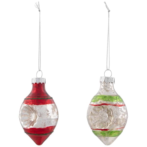 Northlight Seasonal 9ct. 2-Finish Christmas Ornaments