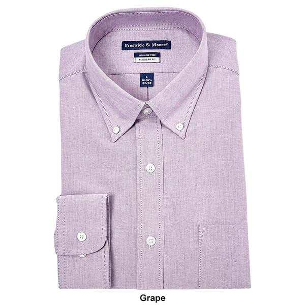 Mens Preswick & Moore Long Sleeve Oxford Dress Shirt