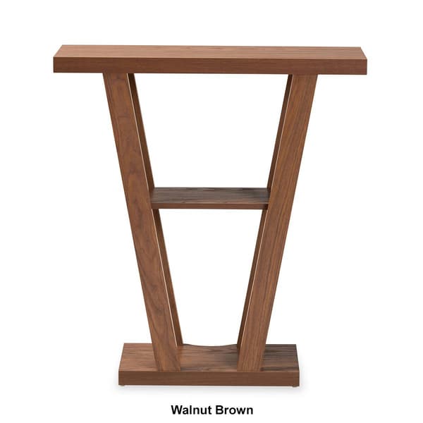 Baxton Studio Boone Modern & Contemporary Wood Console Table