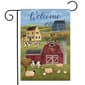 Spring Countryside Welcome Primitive Garden Flag - image 1