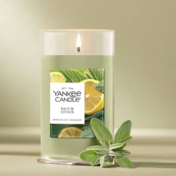 Yankee Candle&#40;R&#41; 14.25oz. Sage & Citrus Pillar Candle