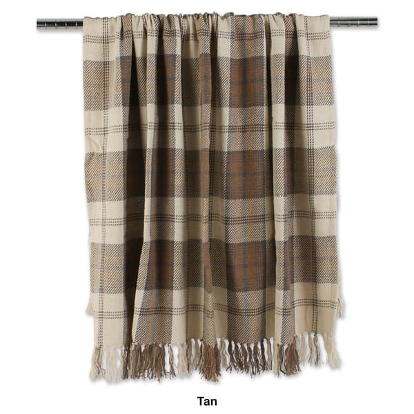 DII® Farmhouse Plaid Throw - 50x60